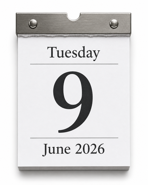 cal.png Calendar page for 9 June